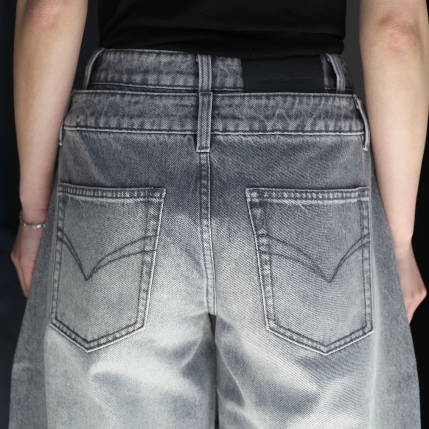 【残り一点】Double Waist Denim Trousers