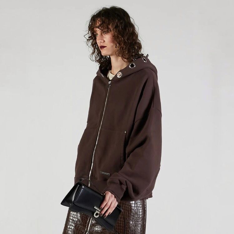【残り一点】Eyelet Hoodie Parka