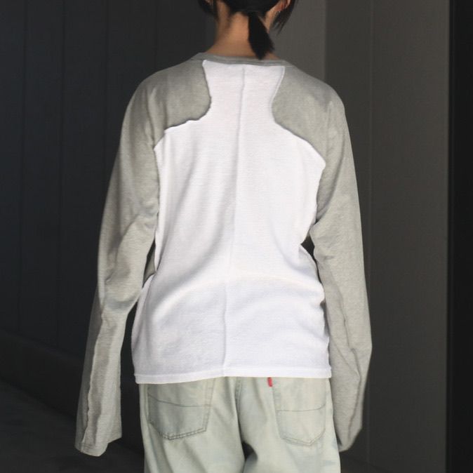 【残り一点】Terry Panelled Raglan Sleeve T-shirt