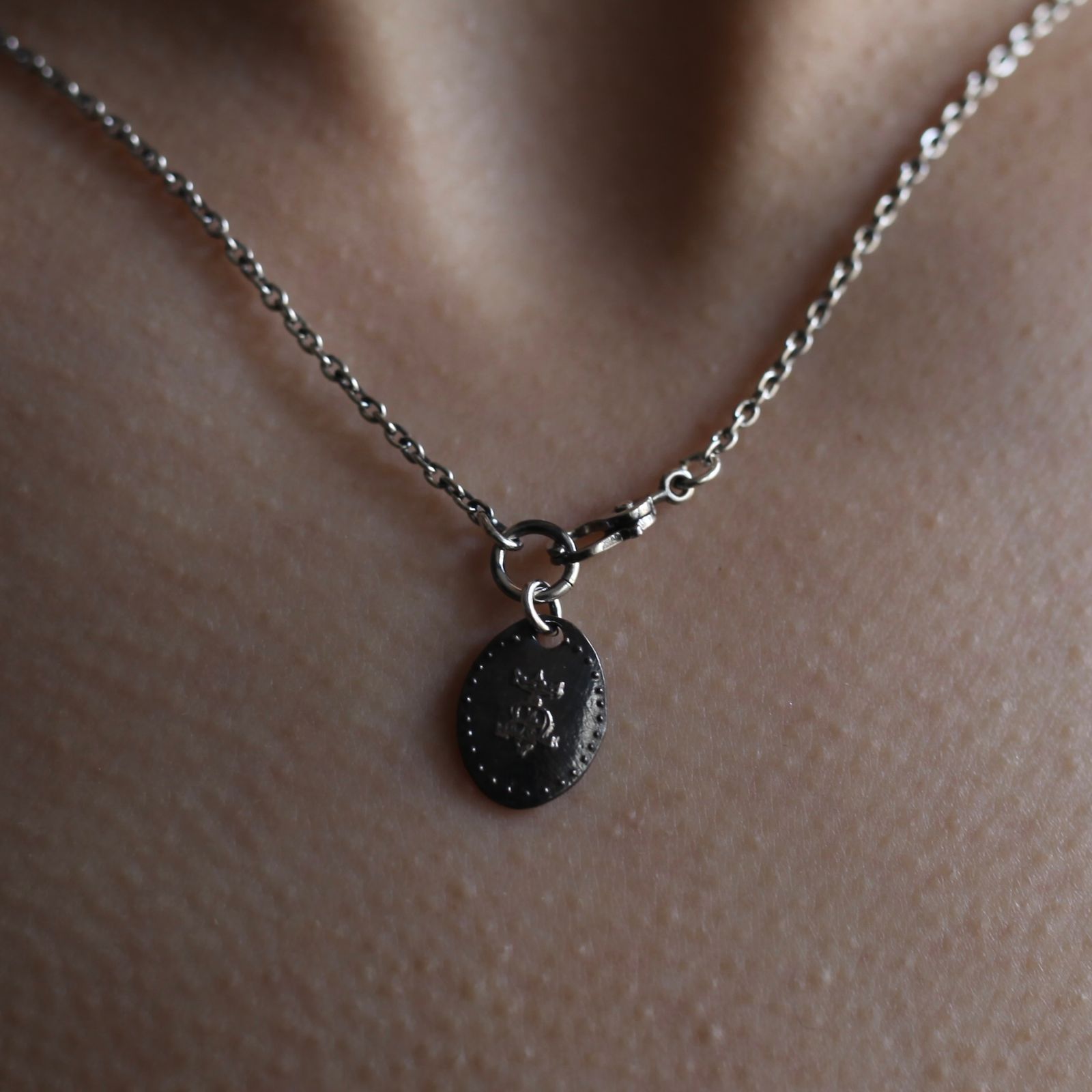 【お取り寄せ注文可能】Stamp Drop Pendant(SILVER)