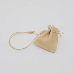 【再販売通知受付可能】Herrie Kinchaku Pouch_XXS(SHIRO)