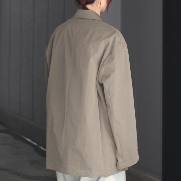 【残り一点】Windproof Nylon Single Breasted Jacket