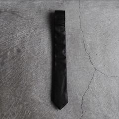 【再販売通知受付可能】Leather Tie(BLACK)