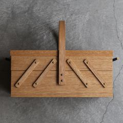 【再販売通知受付可能】ソーイングボックス_大(OAK)
