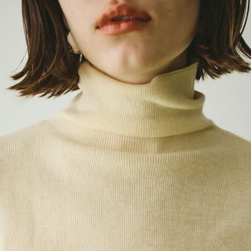 【残り一点】Bi Color Hem Knit Tops