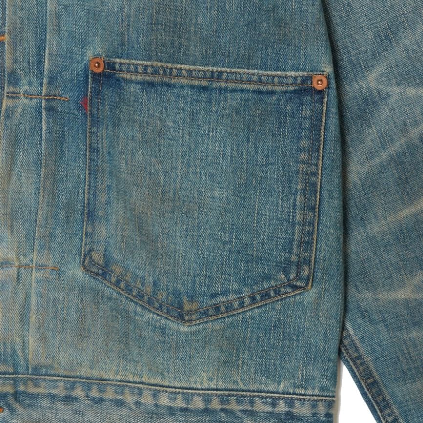 【残り一点】Distressed Modern Denim Jacket