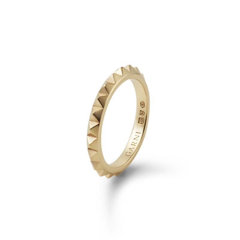 【お取り寄せ注文可能】K10 Multiple Studs Ring_S(GOLD)