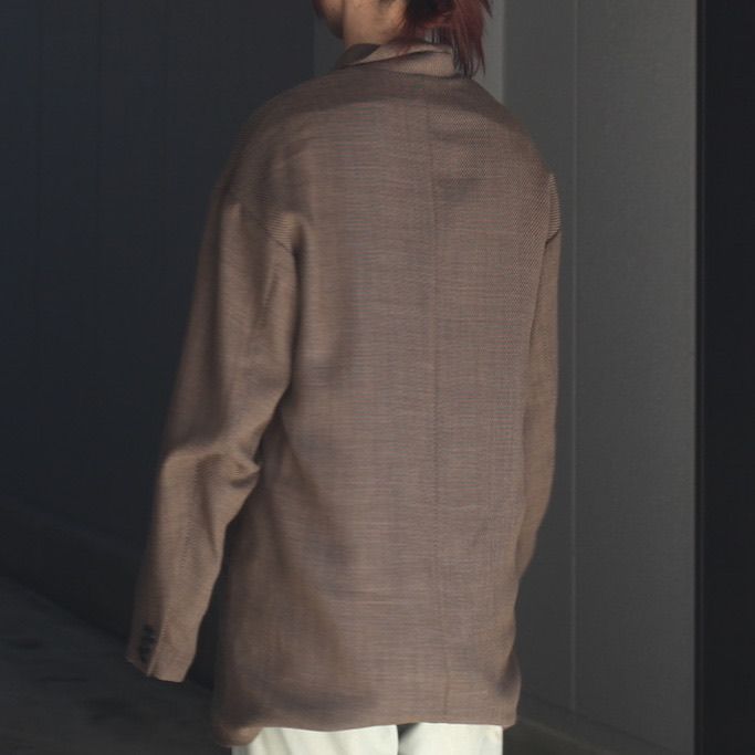 【残り一点】Draped Dart Wool Serge Blazer