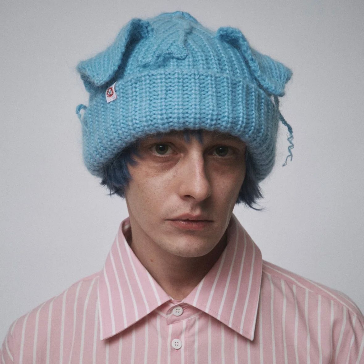 【残り一点】Mohair Chunky Ears Beanie