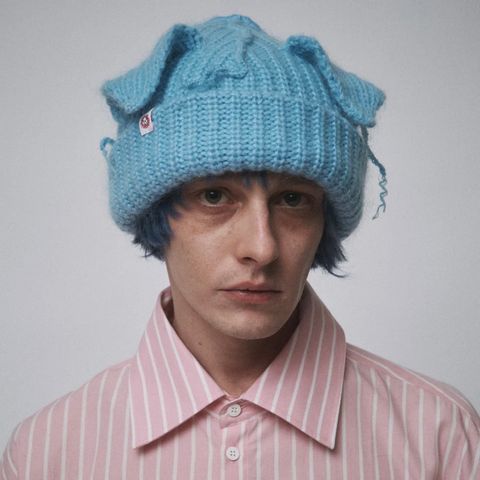 【残り一点】Mohair Chunky Ears Beanie
