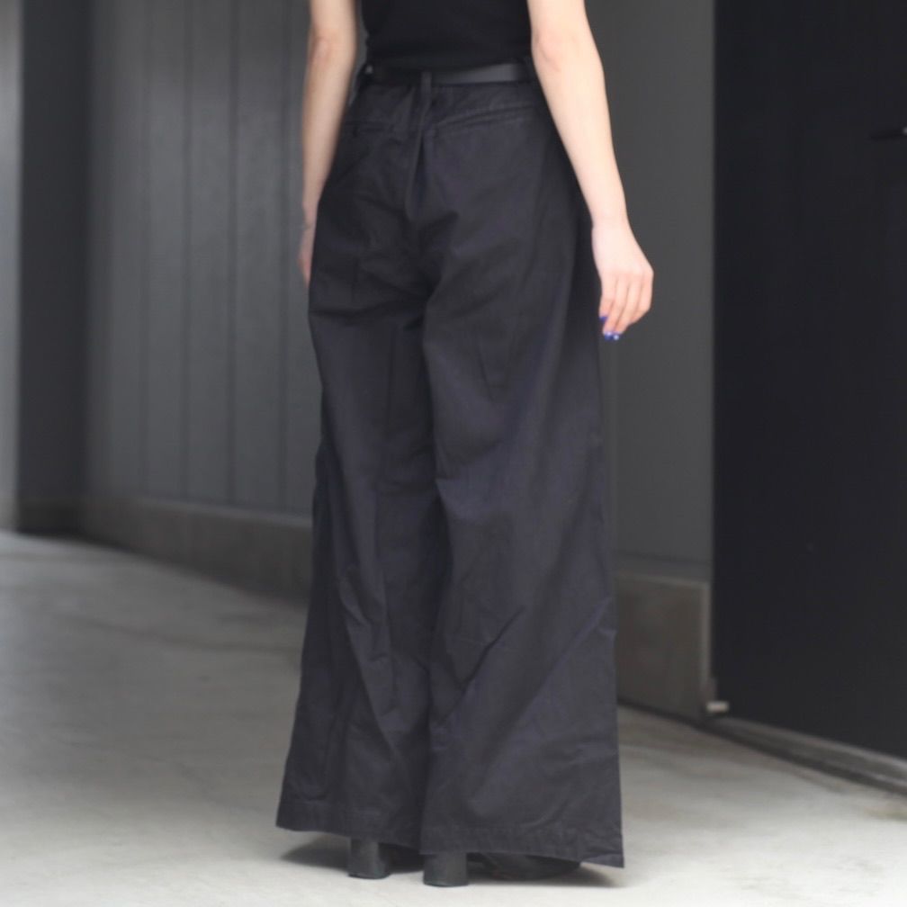 【残り一点】Wrapped Work Trousers With Night-Cut(AGED TWILL)