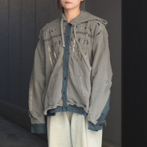 【残り一点】Bootleg Docking Shirt Hoodie(SHINE)