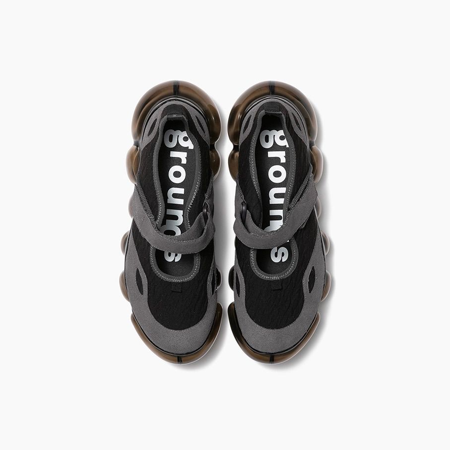 【残り一点】Jewelry Mary Jane(WRINKLE BLACK)