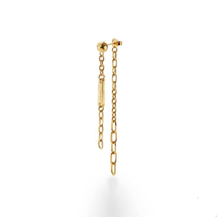 【お取り寄せ注文可能】Mix Chain Pierce_No.2(GOLD)