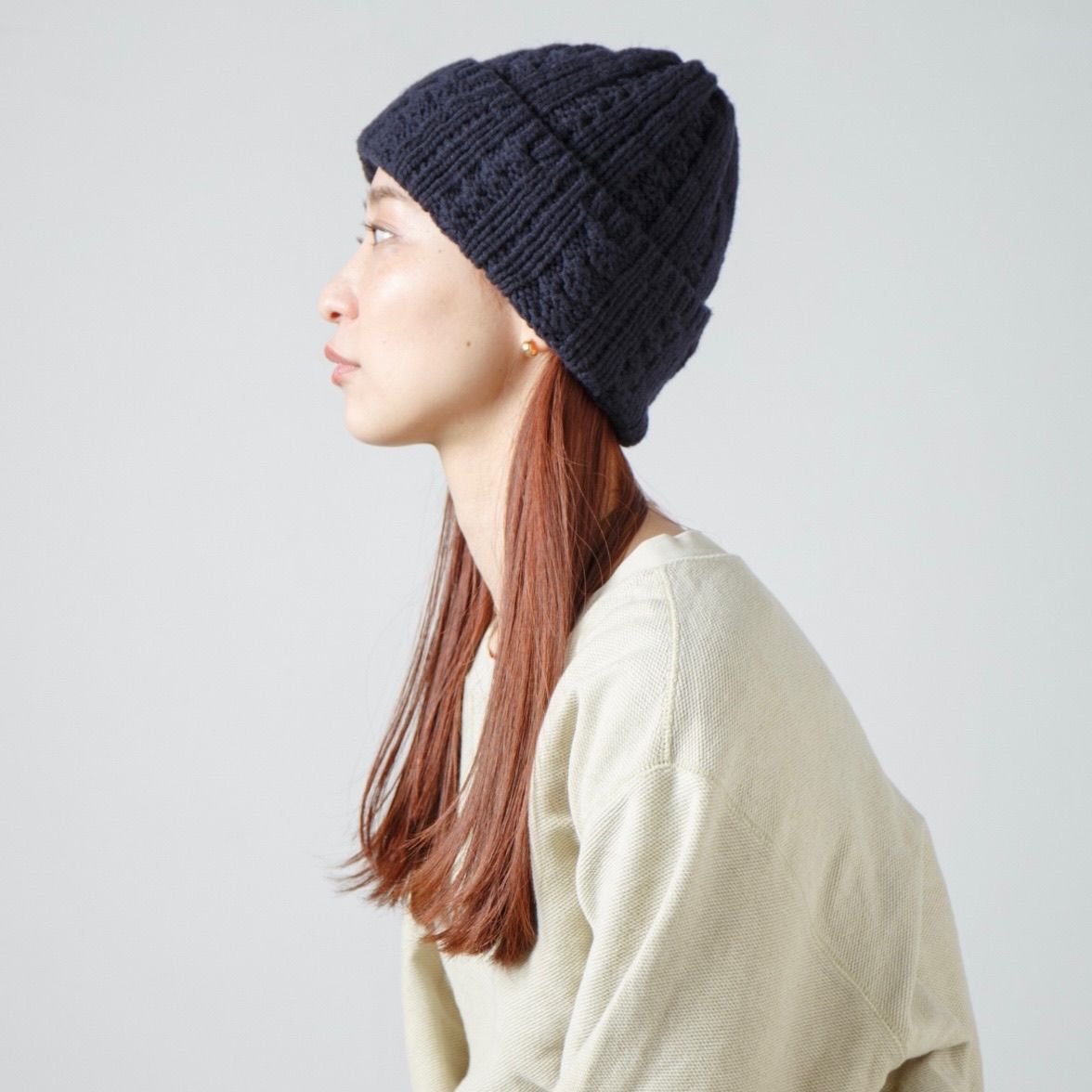 【残り一点】Insideout Cable Knit Cap