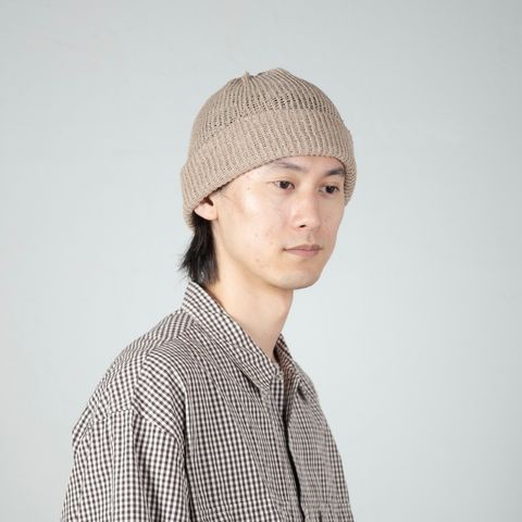 【残り一点】Sheer Mesh Short Knit Cap