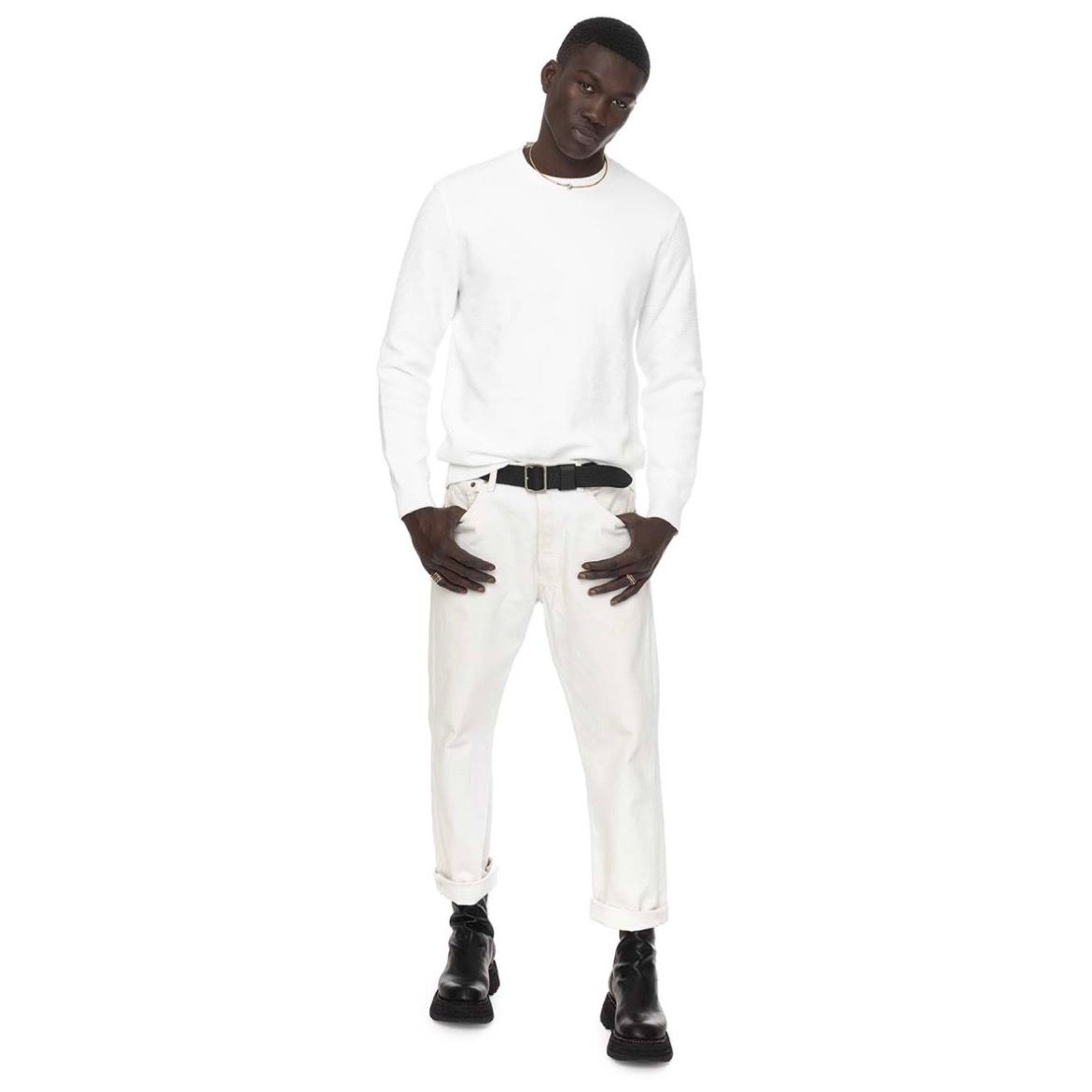 【残り一点】Leather Belt With Buckle