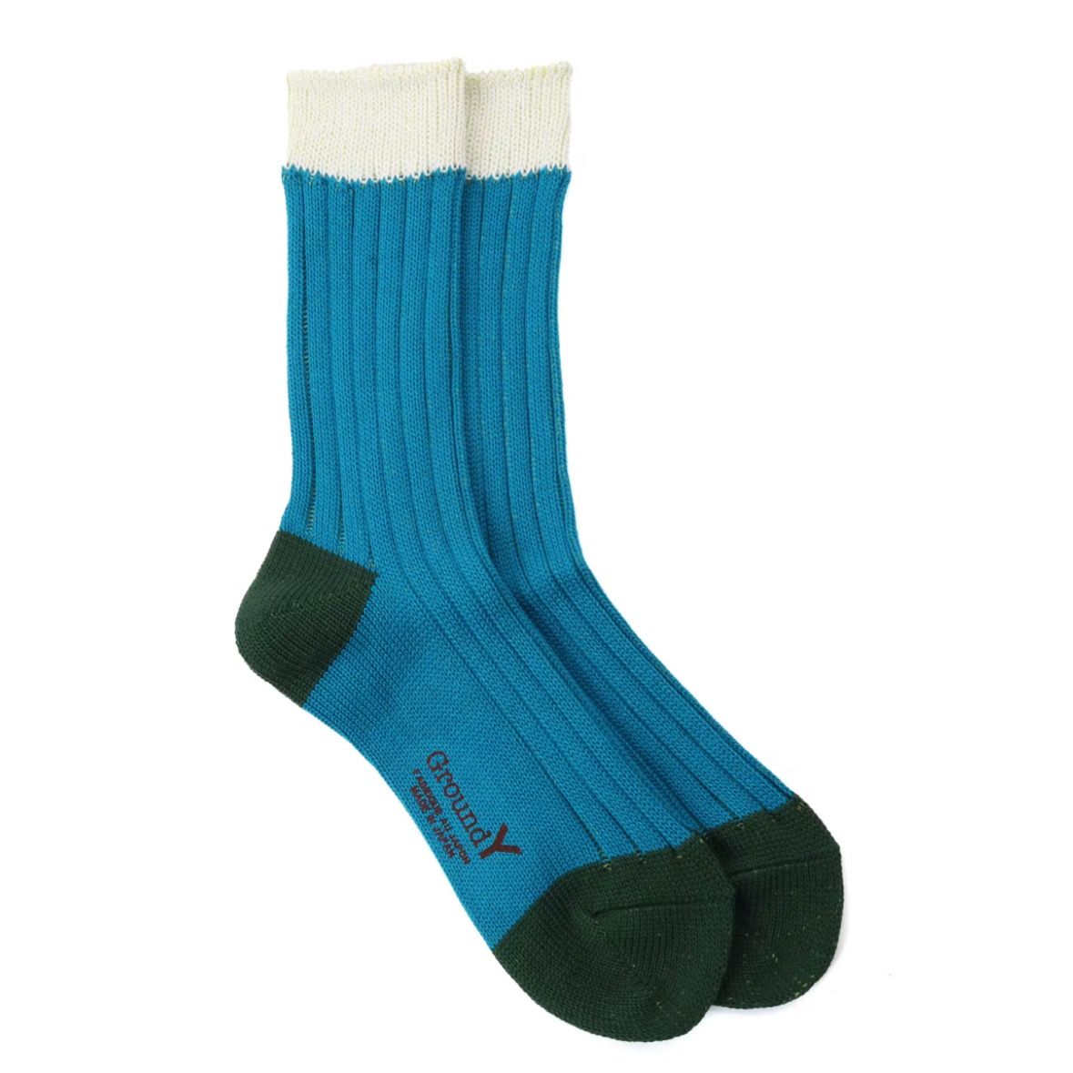 【残り一点】4×2リブソックス(BLUE)