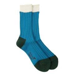 【残り一点】4×2リブソックス(BLUE)