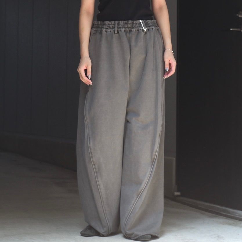 【残り一点】36G Fine Sweat Draping Easy Pants