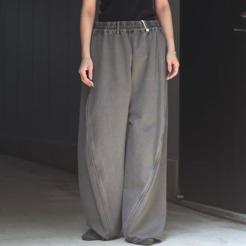 【残り一点】36G Fine Sweat Draping Easy Pants