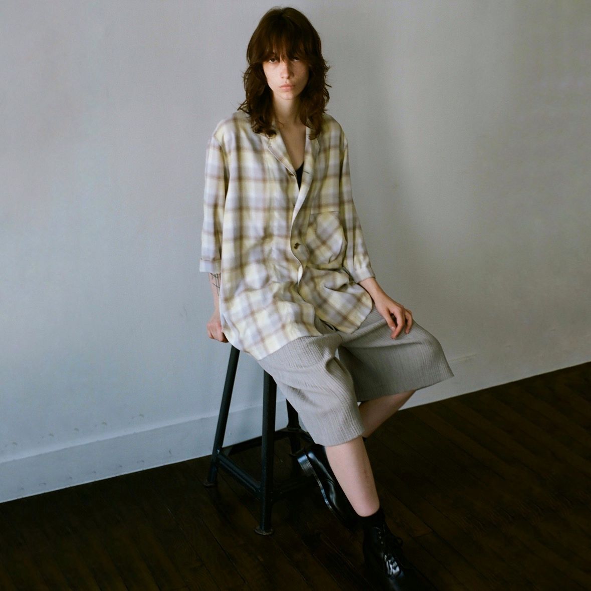 【残り一点】Open Collar S/S Shirt