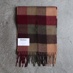 【残り一点】Lambswool Tattersall Scarf