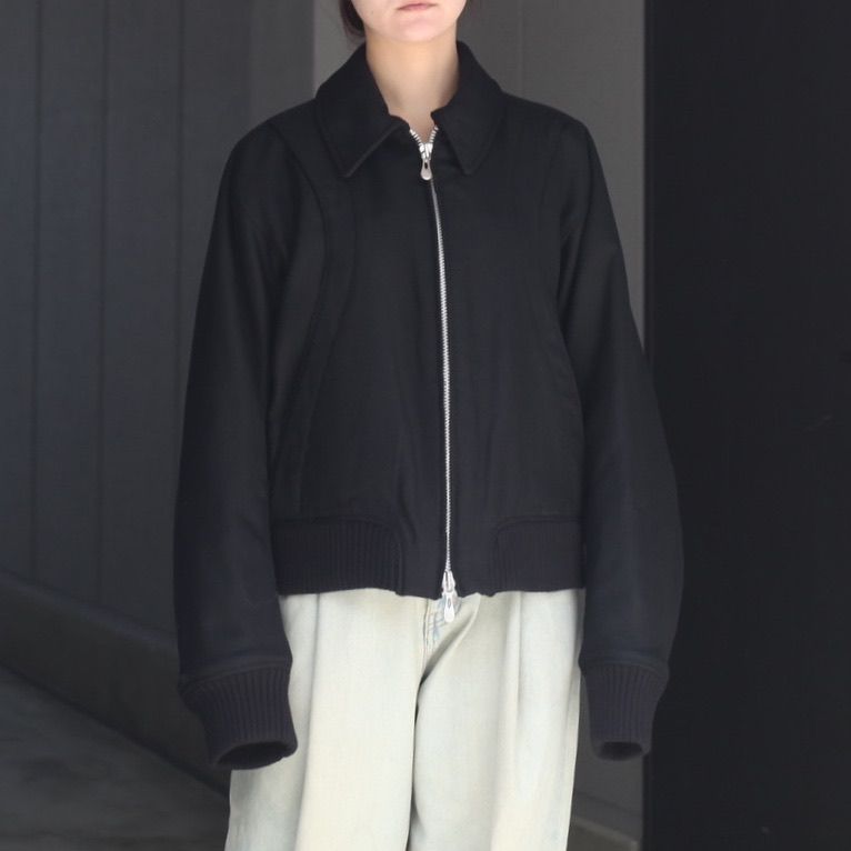 【残り一点】Zip Up Padded Short Bomber Jacket