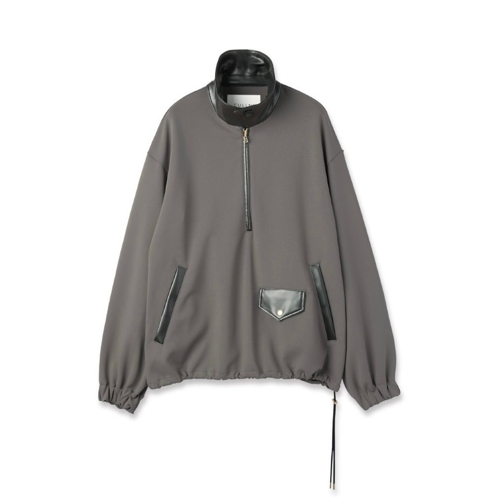 【残り一点】Double Cloth Half Zip Riders Pullover