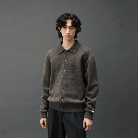 【残り一点】Scape Polo Wool Cardigan