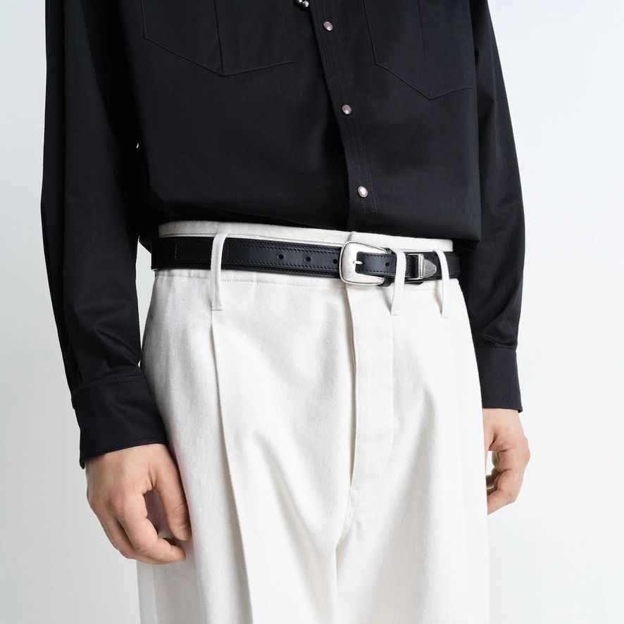 LEMAIRE ウエスタンベルト 85 楽天市場】LEMAIRE ルメール MINIMAL WESTERN BELT レザー