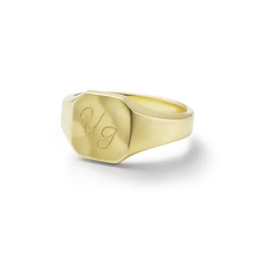 【お取り寄せ注文可能】Signet Ring No.2(K10 YELLOW GOLD)