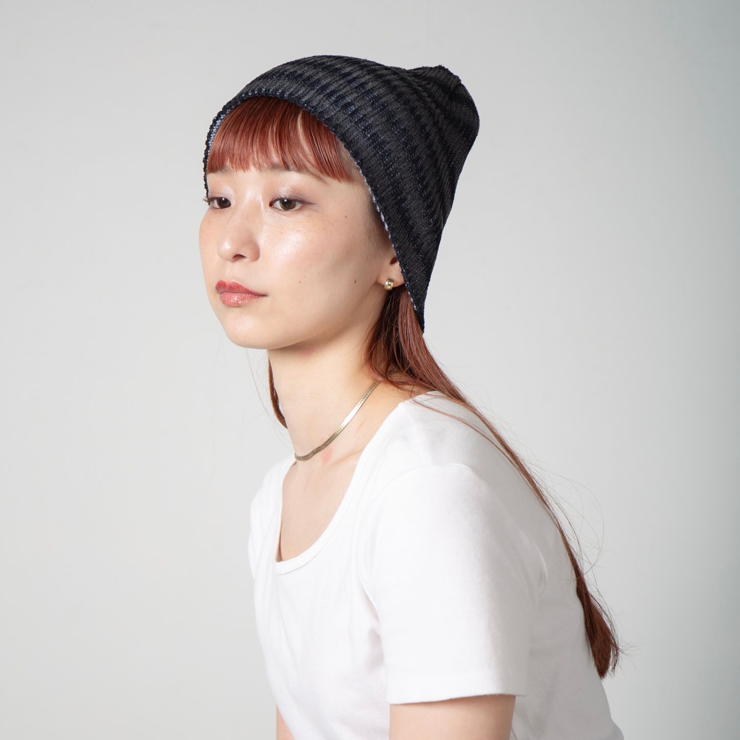 【残り一点】Openwork Border Knit Beanie