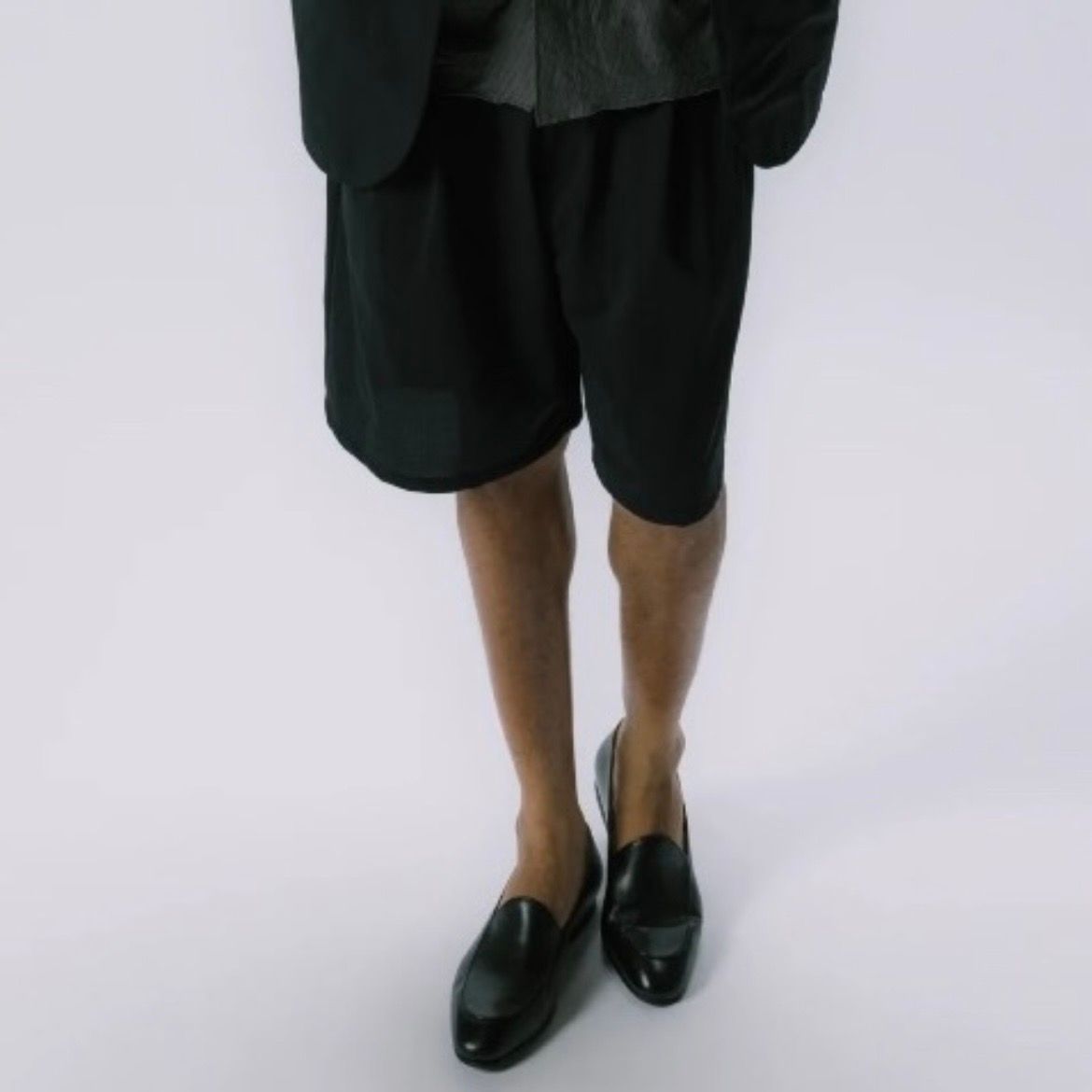 【残り一点】36G Nylon Tuck Easy Shorts