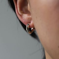 【残り一点】Crockery Earring 右耳用(SILVER)