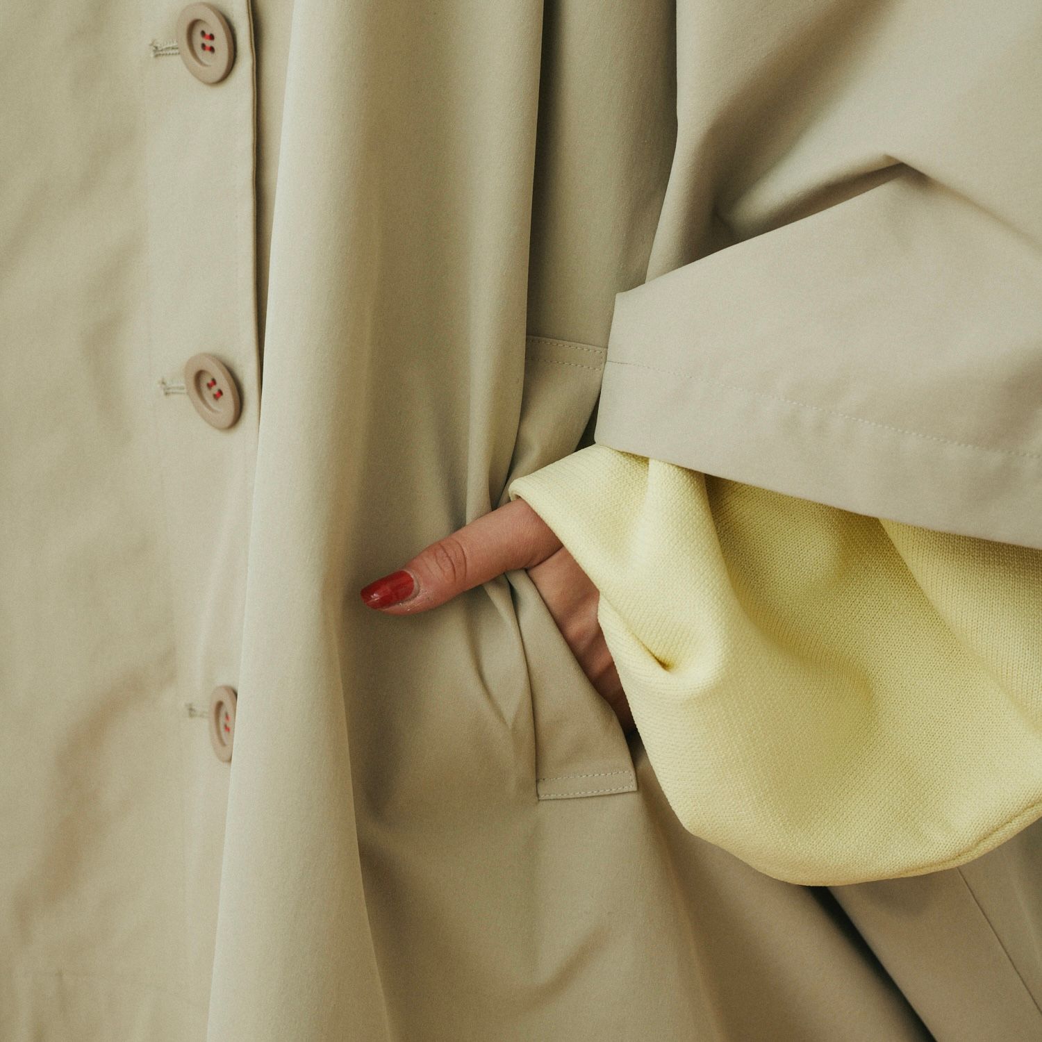 【残り一点】Box Silhouette Coat