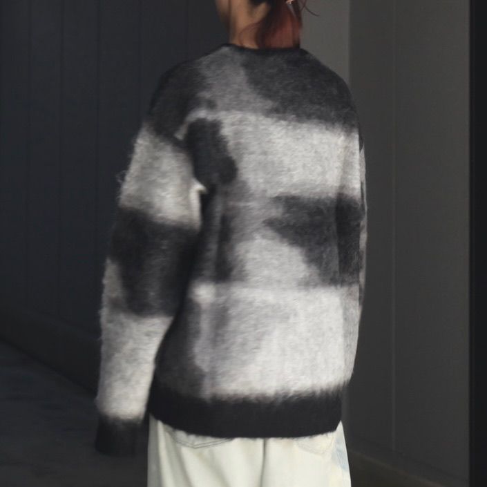 【残り一点】Kid Mohair Jacquard Cardigan