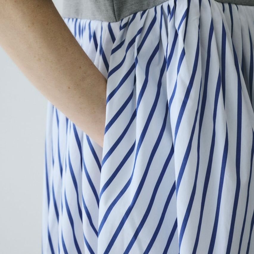 【残り一点】Cut Docking Shirt Dress