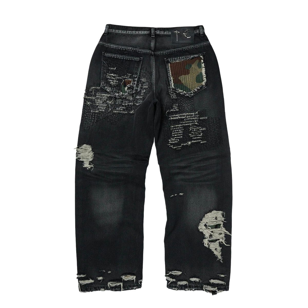 【残り一点】Vintage-Stitched Camo Denim Pants