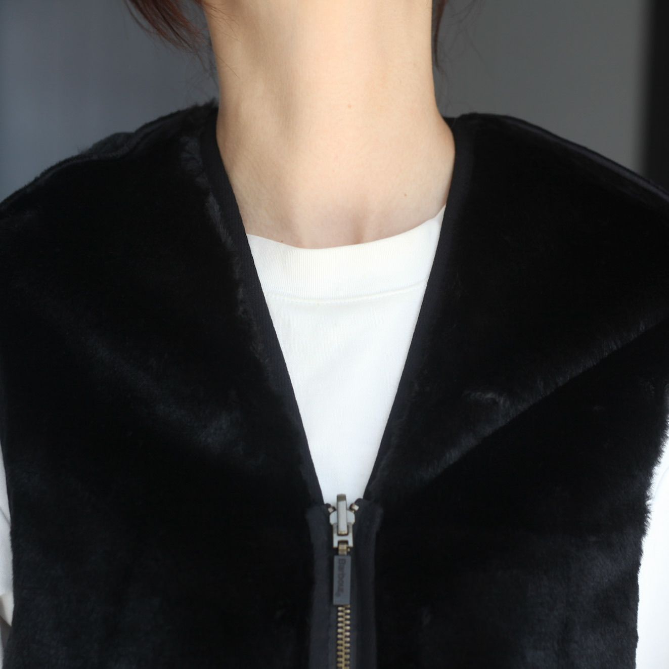 【残り一点】Warm Pile Waistcoat Zip In Liner