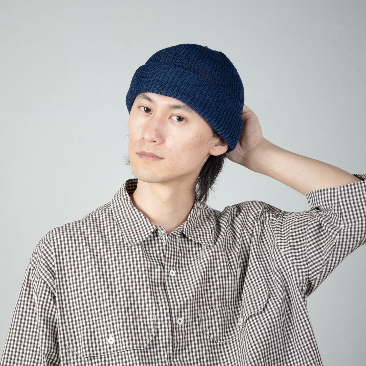 【残り一点】Sheer Mesh Short Knit Cap