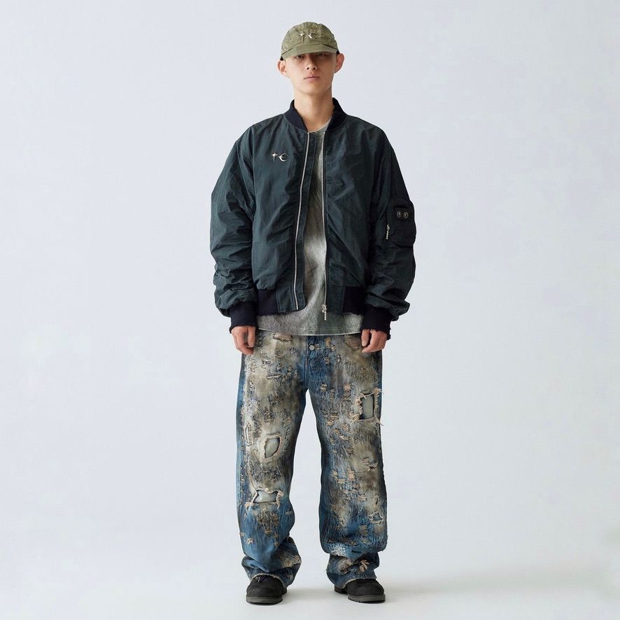 ブルゾン THUG CLUB Scarred Bio Army Jacket SA833 THUG CLUB Scarred Bio Army Jacket SA833 (Thug Club/ブルゾン