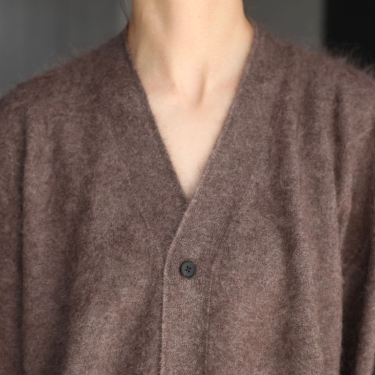 ssstein - 【残り一点】Pure Cashmere Shaggy Knit Cardigan | ACRMTSM 