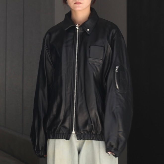 【残りわずか】Sheep Leather Flight Jacket