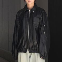 【残りわずか】Sheep Leather Flight Jacket