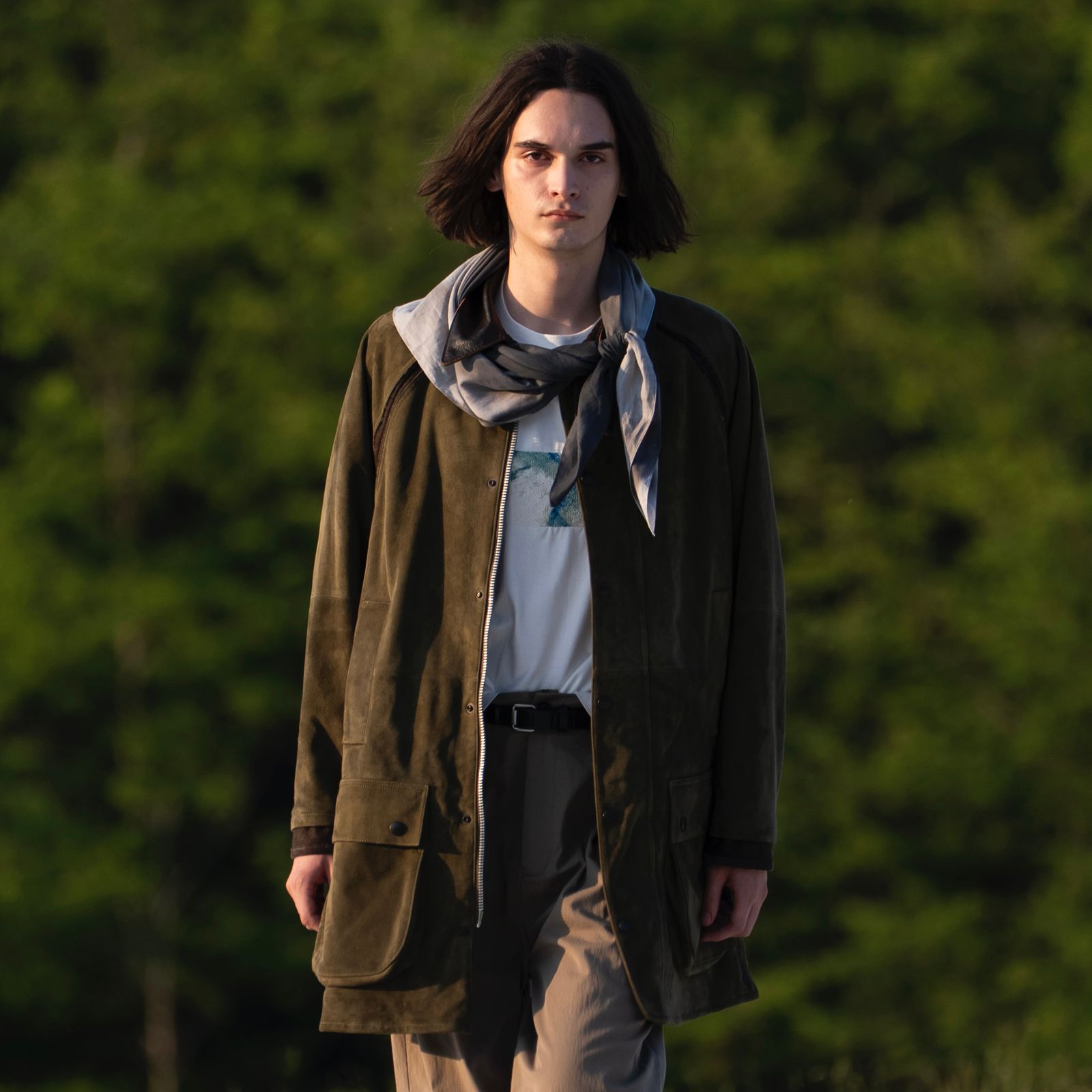 【残り一点】Goat Suede Hunting Half Coat