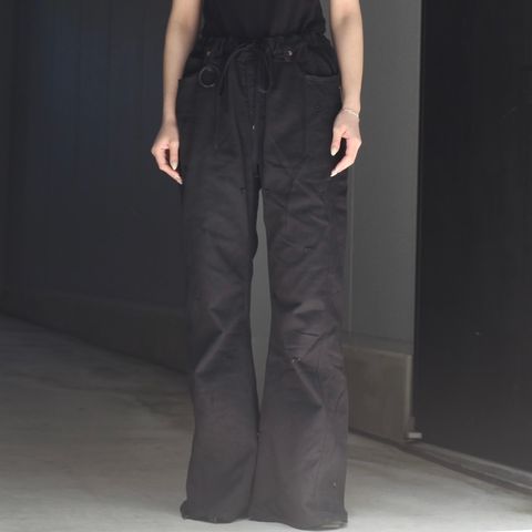【残り一点】Home Flare Jeans With Damaged(INLAY DENIM)