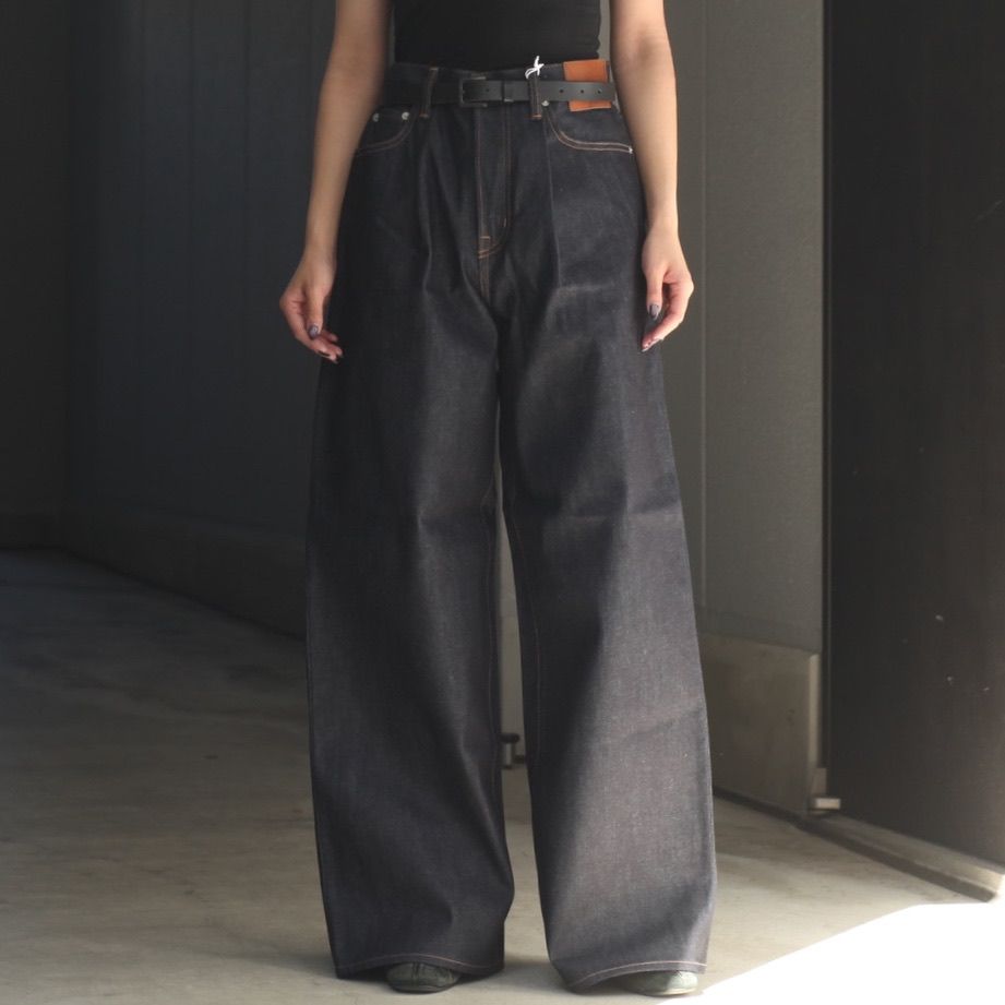 【残りわずか】Wide Rigid Denim Pants