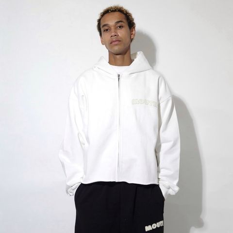 【残り一点】Cut Off Wide Zip Sweat Hoodie