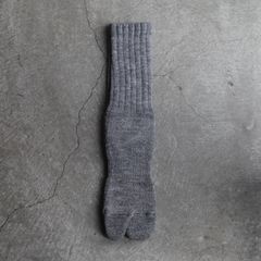【残りわずか】Wool Tabi Pile Socks(HEATHER GRAY)